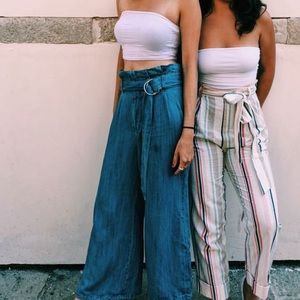 Bershka Wide Leg Pants